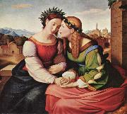 Italia and Germania (shulamith and Mary) (mk09) Overbeck, Johann Friedrich